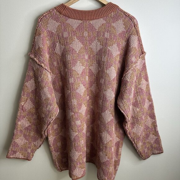 Free People Pink and Orange Sweater Set - Picture 9 of 12